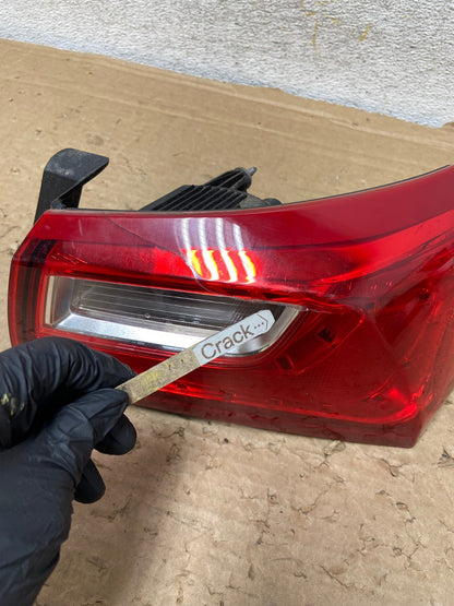 2016 - 2020 Chevrolet Malibu Right Passenger RH Side Tail Light AH9136 LK6