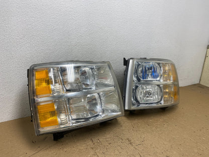 2007 to 2014 Chevrolet Silverado Left+Right Side Headlights AG1429 DW2