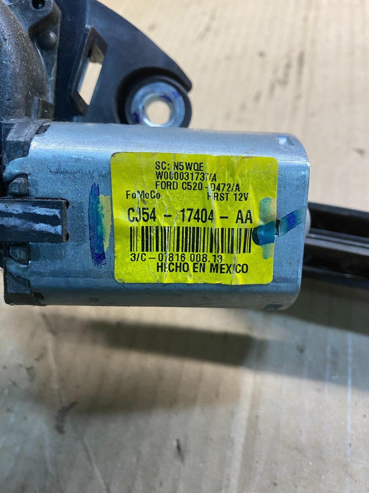 2013 to 2019 Ford Escape Rear Windshield Wiper Motor OEM AC0880 DG6