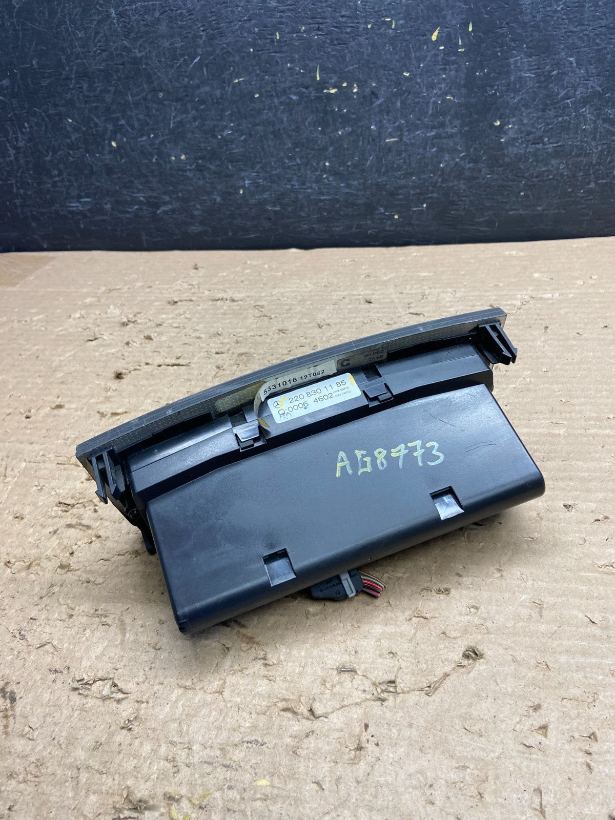 2000-2006 Mercedes S430 S500 W220 AC Heater Climate Control Trim Bezel AG8773 DG3