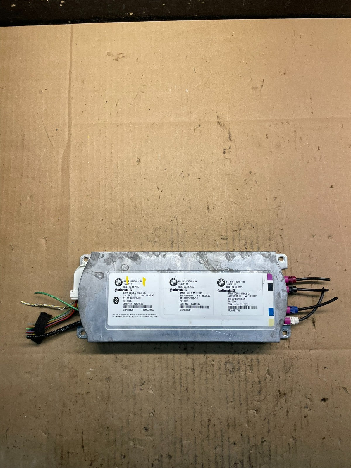 2007 to 2011 Bmw Bluetooth  Control Module Computer Telematics OEM w6753 DG0