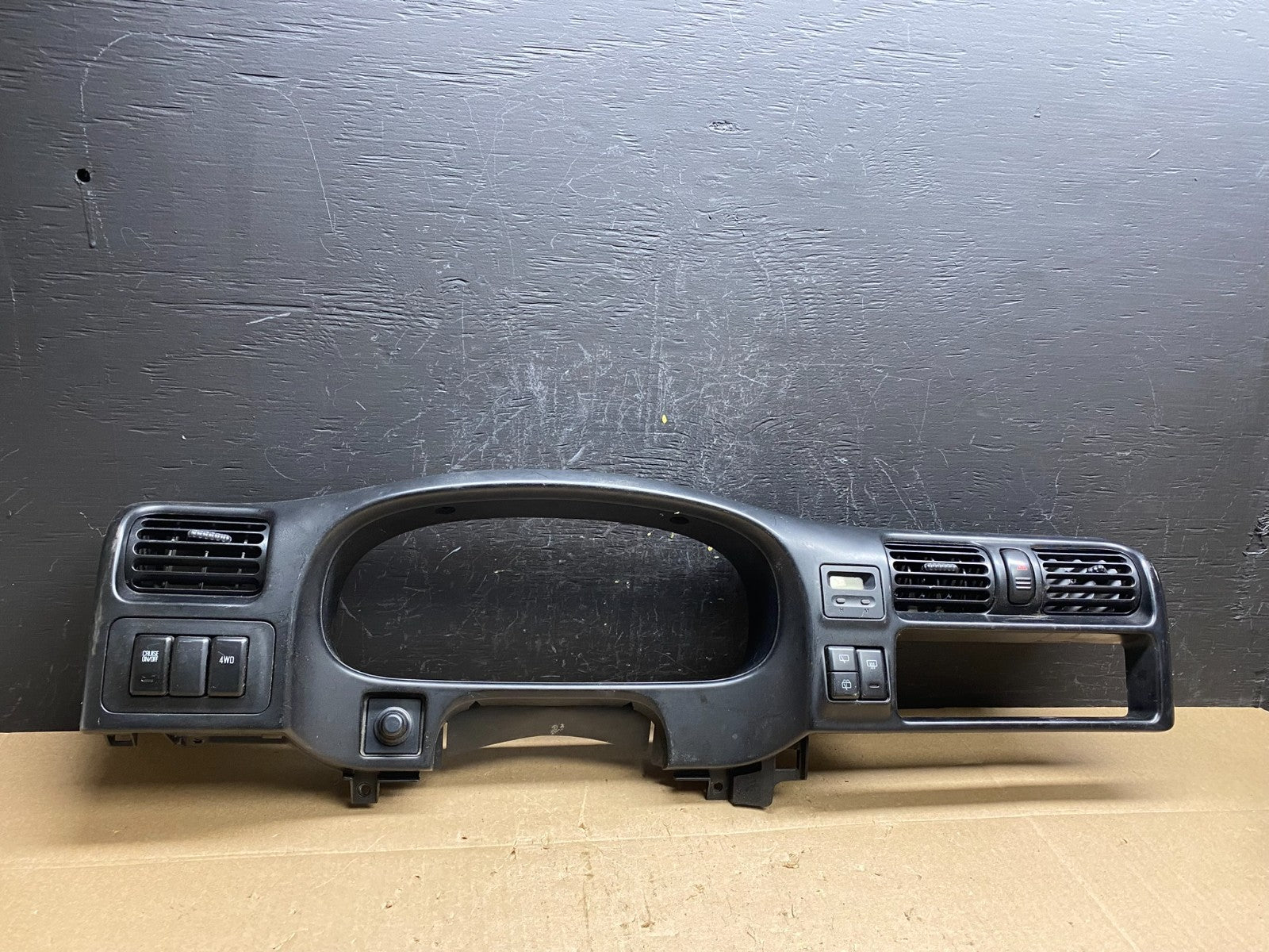 1998 to 2002 Isuzu Rodeo Dash Cluster, AC Bezel/trim Black AC66000