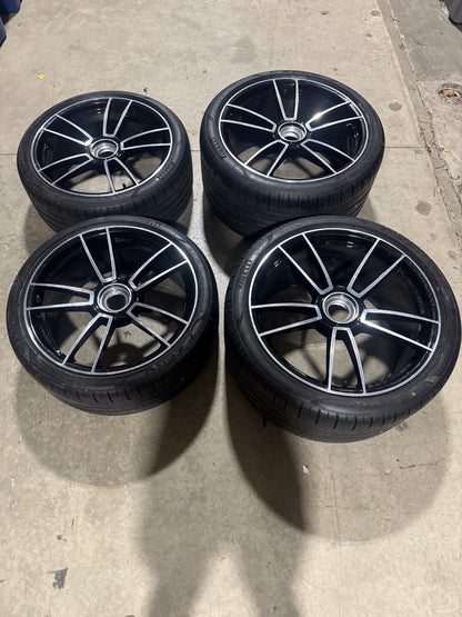Porsche 911 992 Turbo Sport 4 11.5Jx21 4xWheels Rims 992601025AA Center Lock OEM0