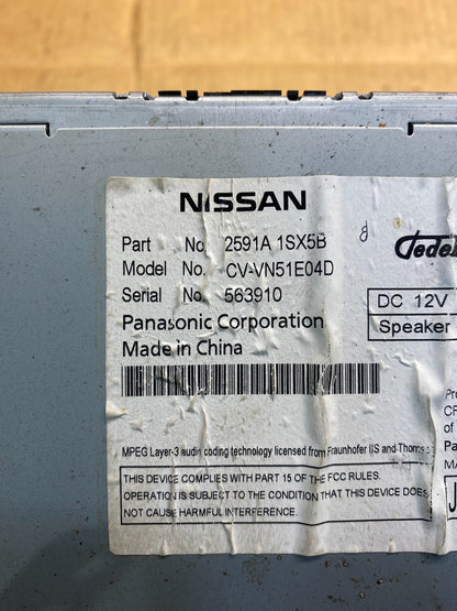 2011 - 2013 Nissan Murano AM/FM Radio CD Player Receiver AD3600 DG6