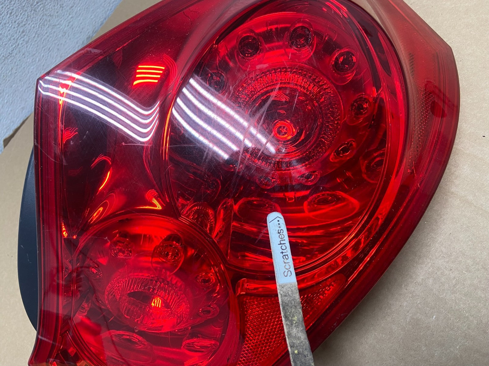2007 to 2013 Infiniti G35 G37 Sedan Right Passenger Rh Tail Light AF7270 DW3