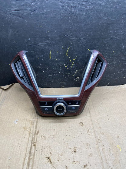 2014 - 2016 Acura Mdx Center Ac Heater Climate Control Radio Bezel OEM x5999 DG0