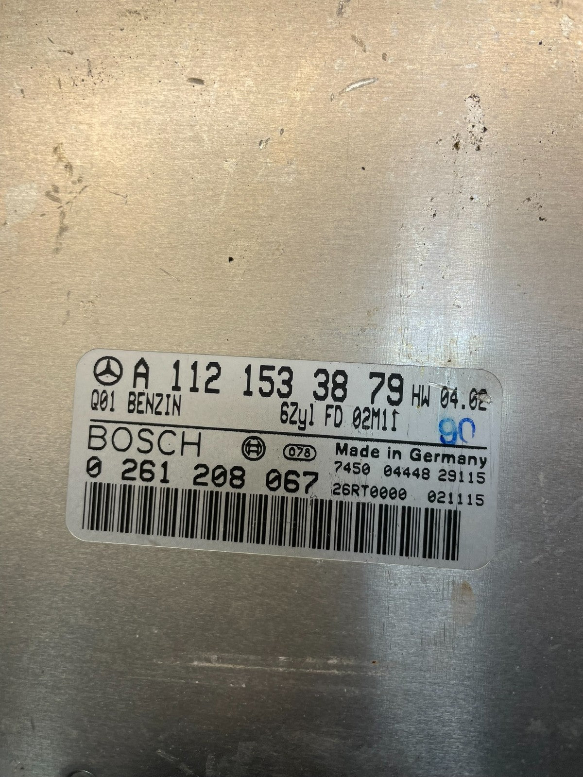 2001 to 2005 Mercedes E320 CLK320 Engine Control Unit ECU Module s7999 DG3