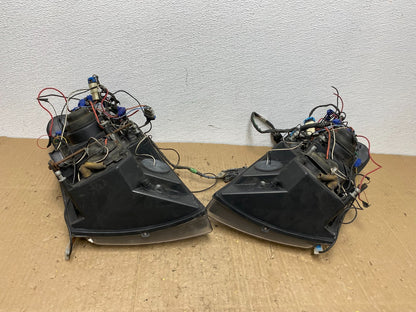1999 to 2004 Jeep Grand Cherokee Left+Right Set Black LED Headlights AC0153 DG5
