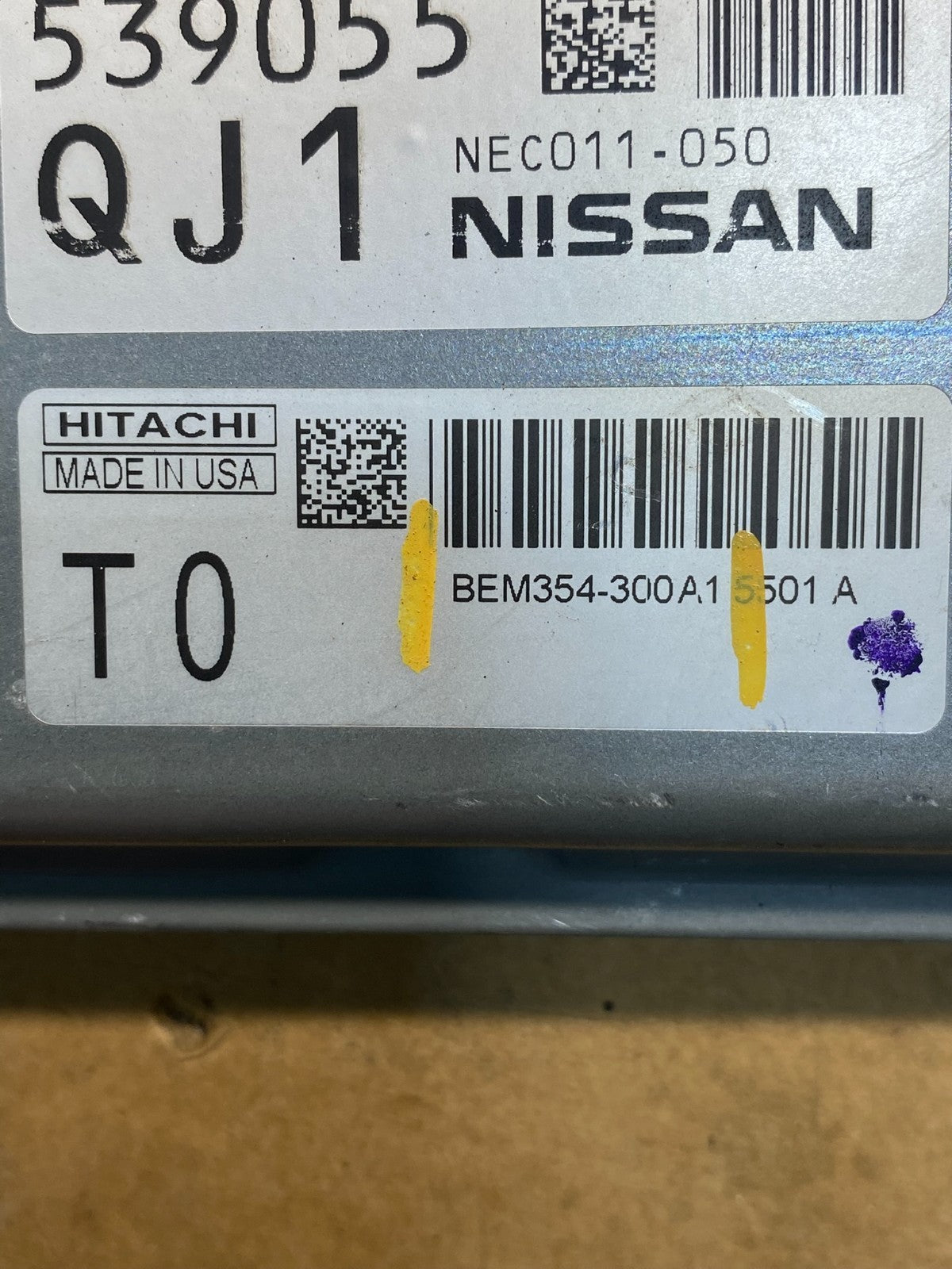 2013 Nissan Frontier Xterra 4.0L Engine Control Unit ECU Module AH5033 DG2