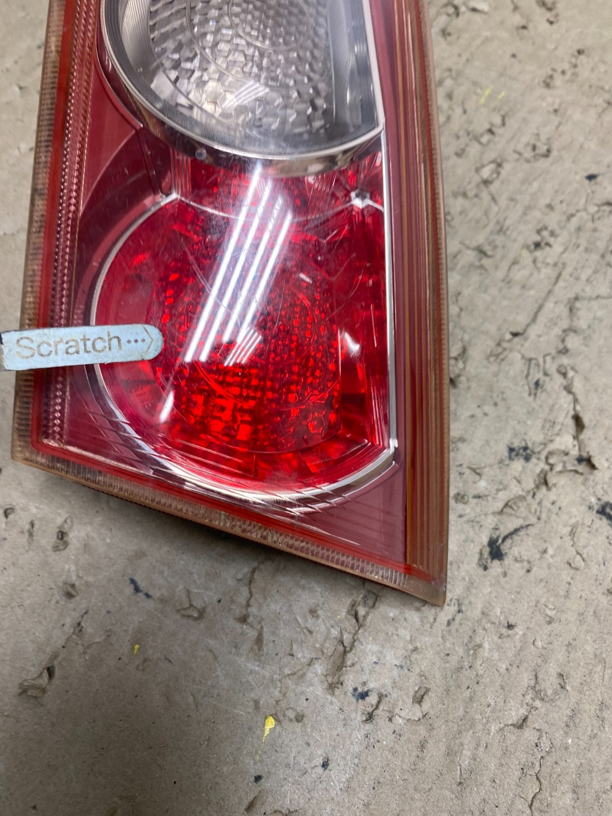 2008-2015 Mitsubishi Lancer Inner Tail Light Right Passenger  OEM Red R9937 DW4