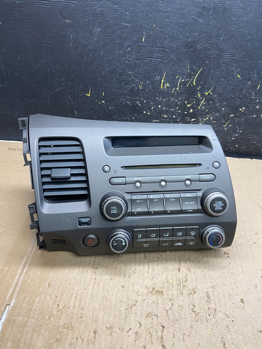 2006 - 2011 Honda Civic Radio AM/FM Climate Control Air Vent Bezel AB5592  DG0