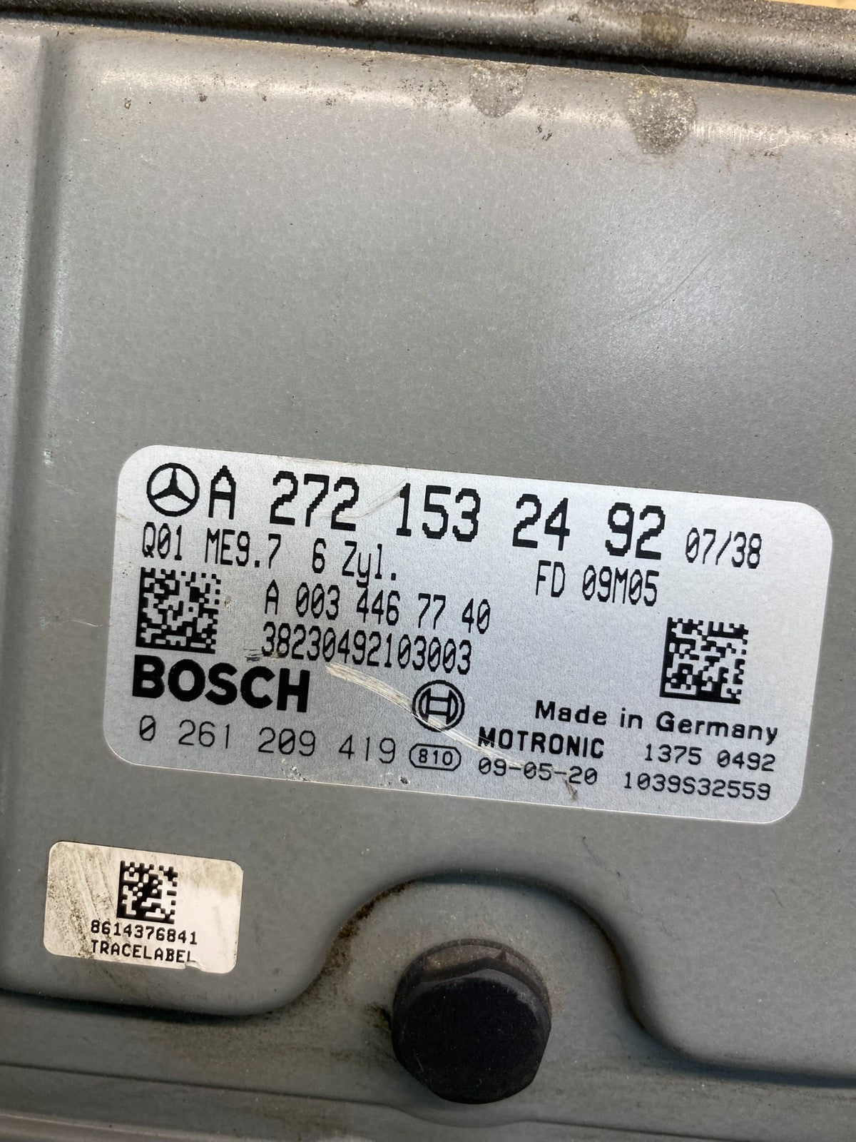 2006 to 2009 Mercedes 3.5L ECU E350 ML350 R350 Engine Computer Module AI9904 DW2