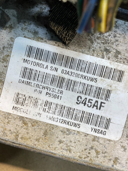 2002 Jeep Wrangler 3.8L Engine Control Module ECU ECM AI7427 DG2