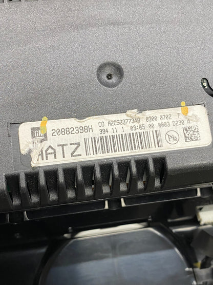 2010-2012 Cadillac SRX A/C Heater Radio Climate Control Panel Bezel OE AI6446 DW4