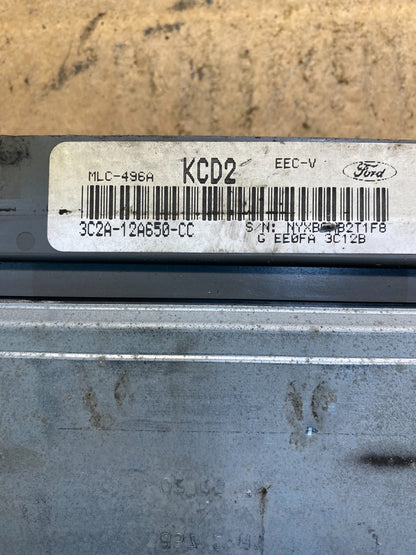 2003 Ford Van E150 5.4L Engine Control Module ECU 3C2A-12A650-CC AB3865 DG2