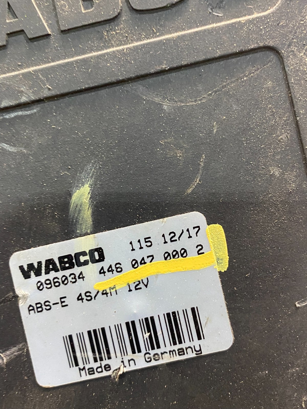 Wabco ABS Pump Hydraulic W/ Module P/N 4460470002 aa32313