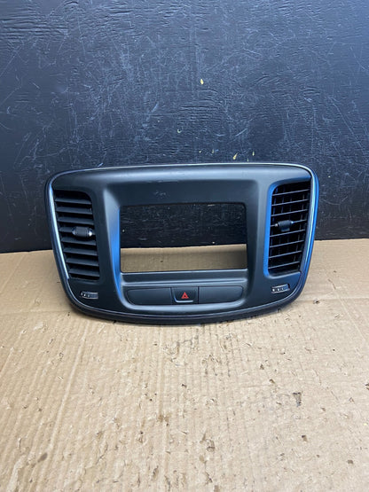 2015 to 2016 Chrysler 200 Radio Dash Bezel Trim Vent Hazard Panel AC9653 DG0
