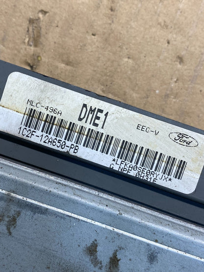 2001 Ford E250 E350 5.4L Van Engine Control 1c2f-12a650-pb ECM AH7363 DG2