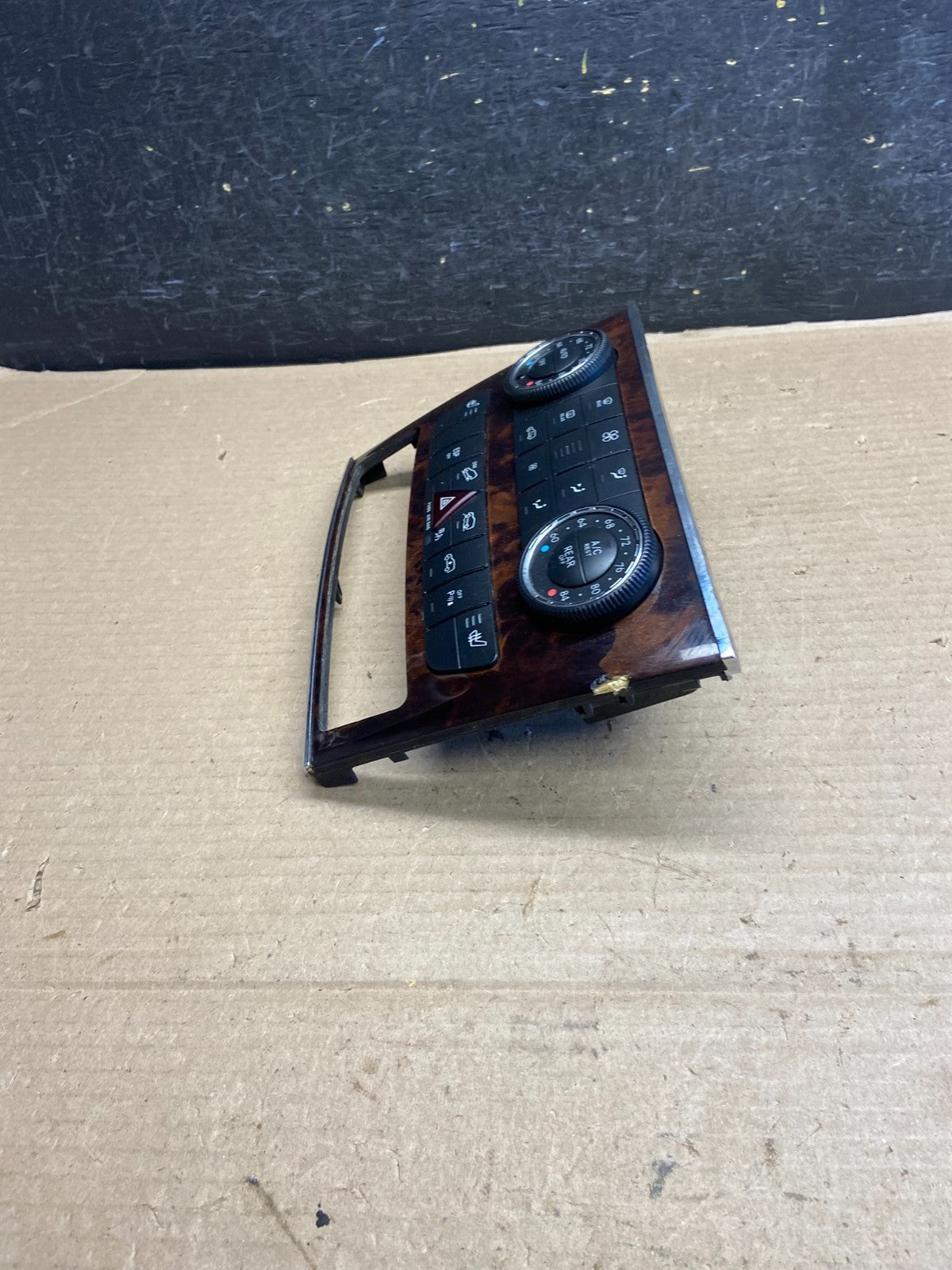2007-2012 Mercedes X164 GL350 GL450 Climate Control Bezel Wood Switch ah3552 DG2