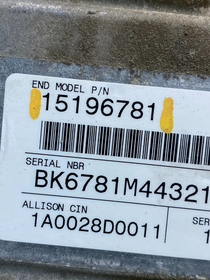 2001-2005 Chev Silverado Sierra Allison Transmission Control Module AE0062 DG2