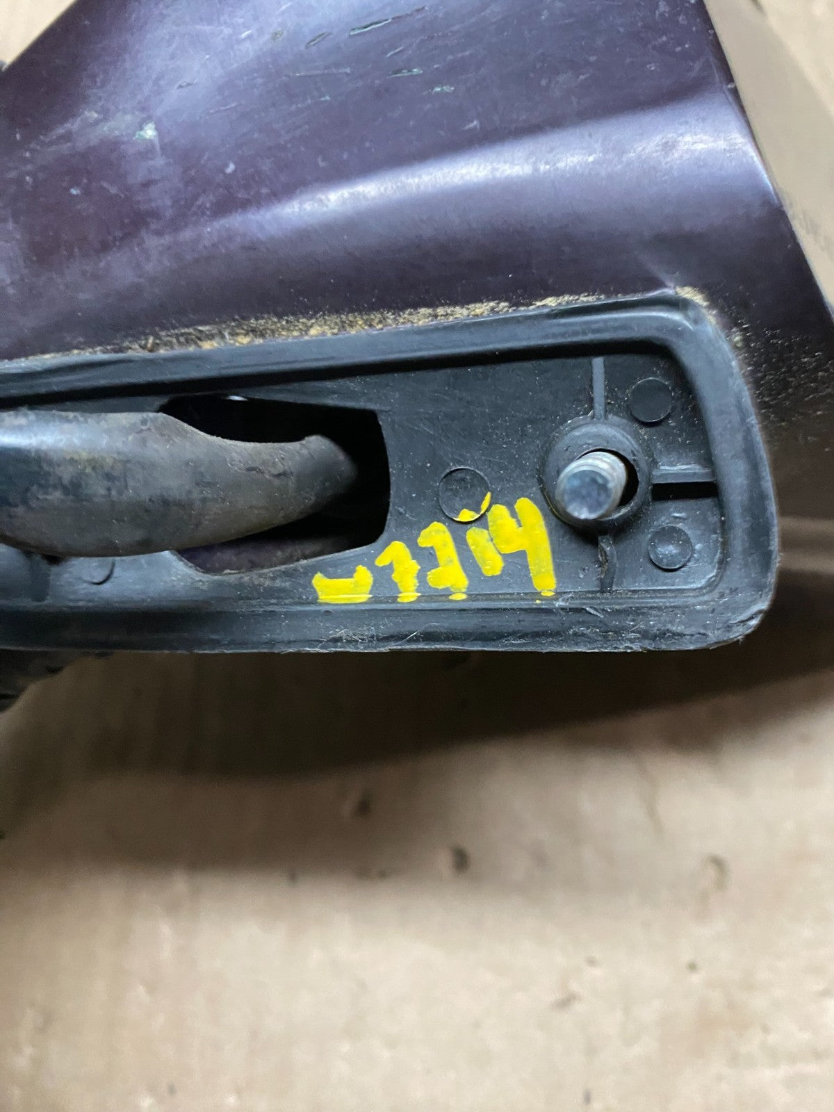 1988 to 1996 Chevrolet Corvette Right Passenger View Door Mirror U7714 IT13