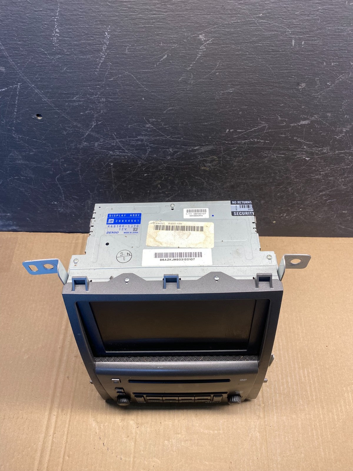 2009 to 2011 Cadillac Sts Radio 6 Disc Screen Display CD Player AE7518 DG3