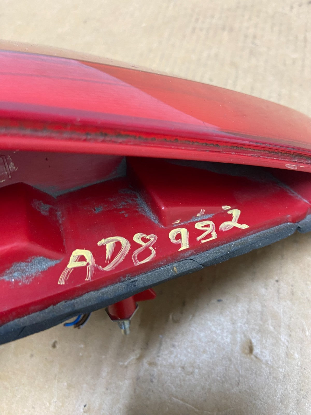 2012 to 2015 Volkswagen Passat Left Driver Lh Inner Tail light AD8982 DW7