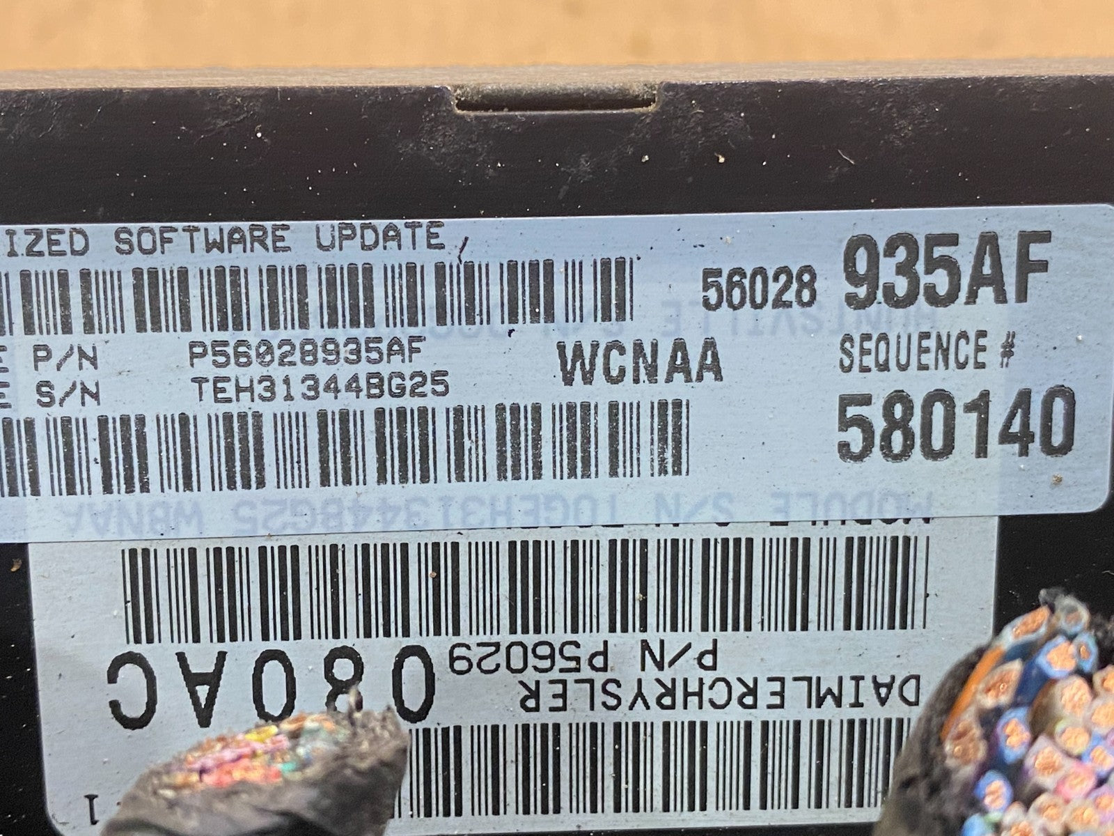 2005 Dodge Dakota 4.7L Engine Computer Module ECM ECU P56028935AF AE7558 DW2