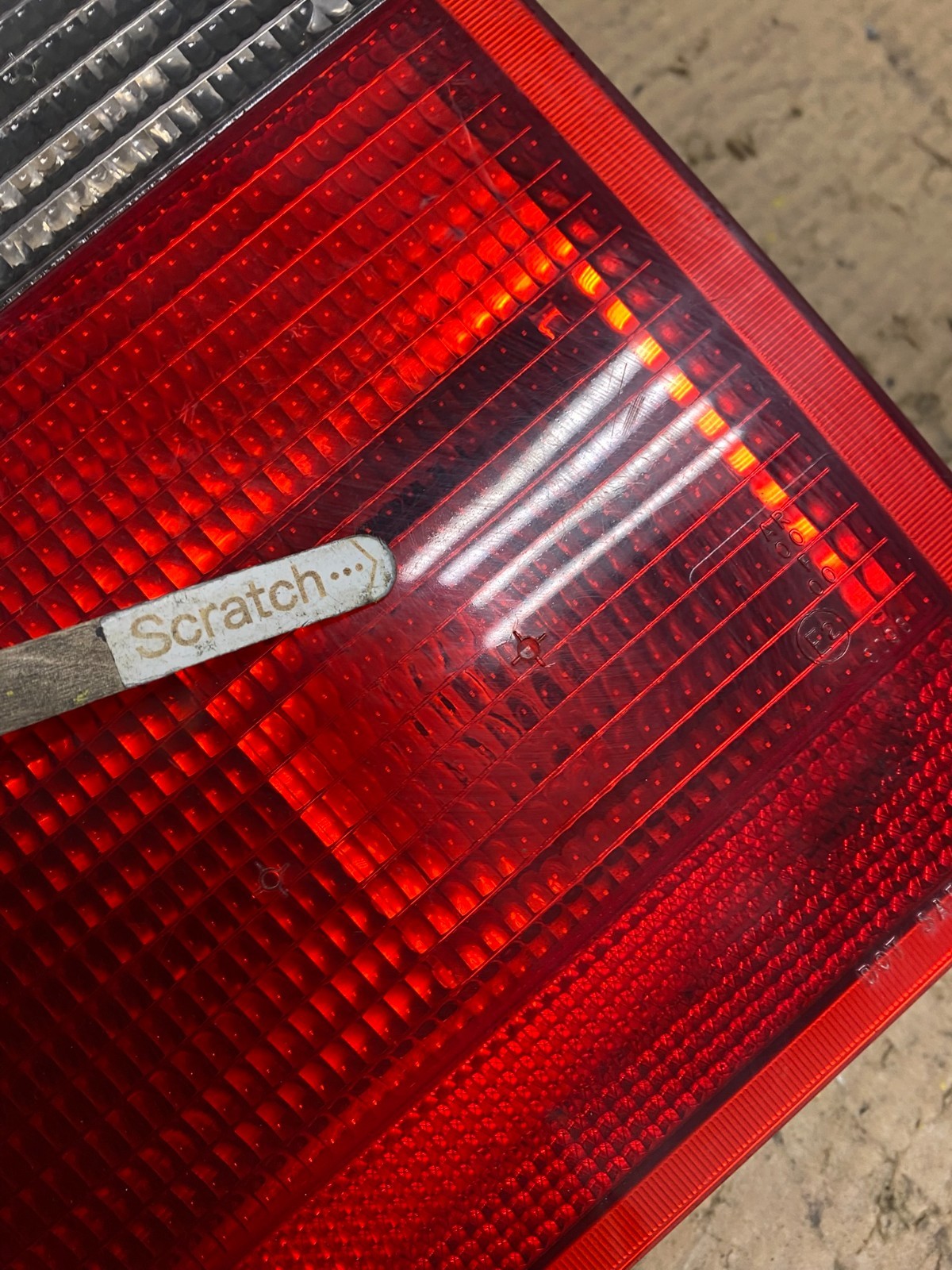 2000 to 2002 Range Rover P38 Left Driver LH Side Inner Tail Light Oem W7844 DW3