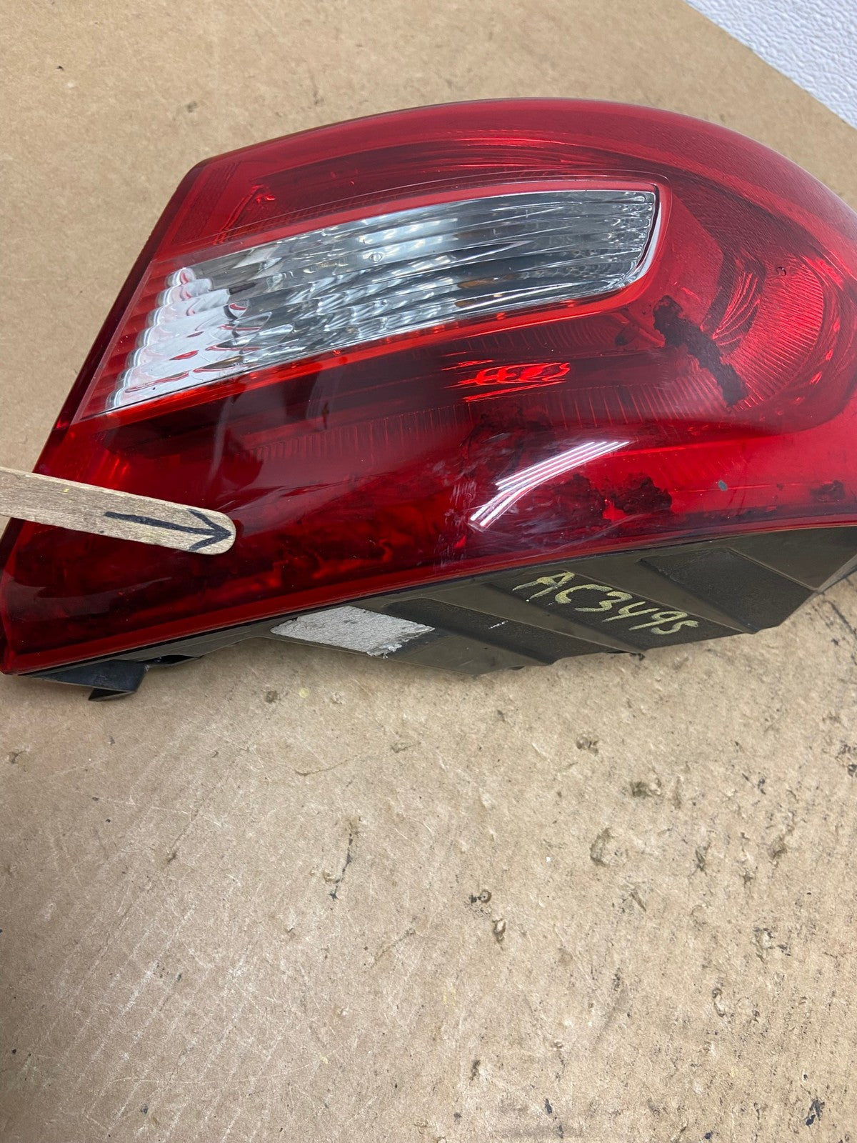 2015 2016 2017 Hyundai Sonata Right Passenger Rh LED Tail Light AC3495 LK4