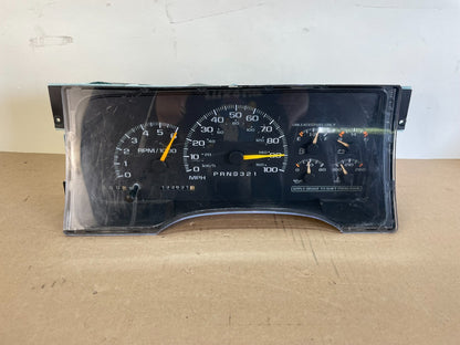 1995 to 1999 Chevrolet Silverado Suburban Cluster Gauge Speedometer AG1051 DG0