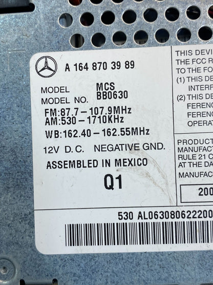 2006 2007 2008 Mercedes ML350 GL450 Radio Navigation Screen Display AG1953 DG6
