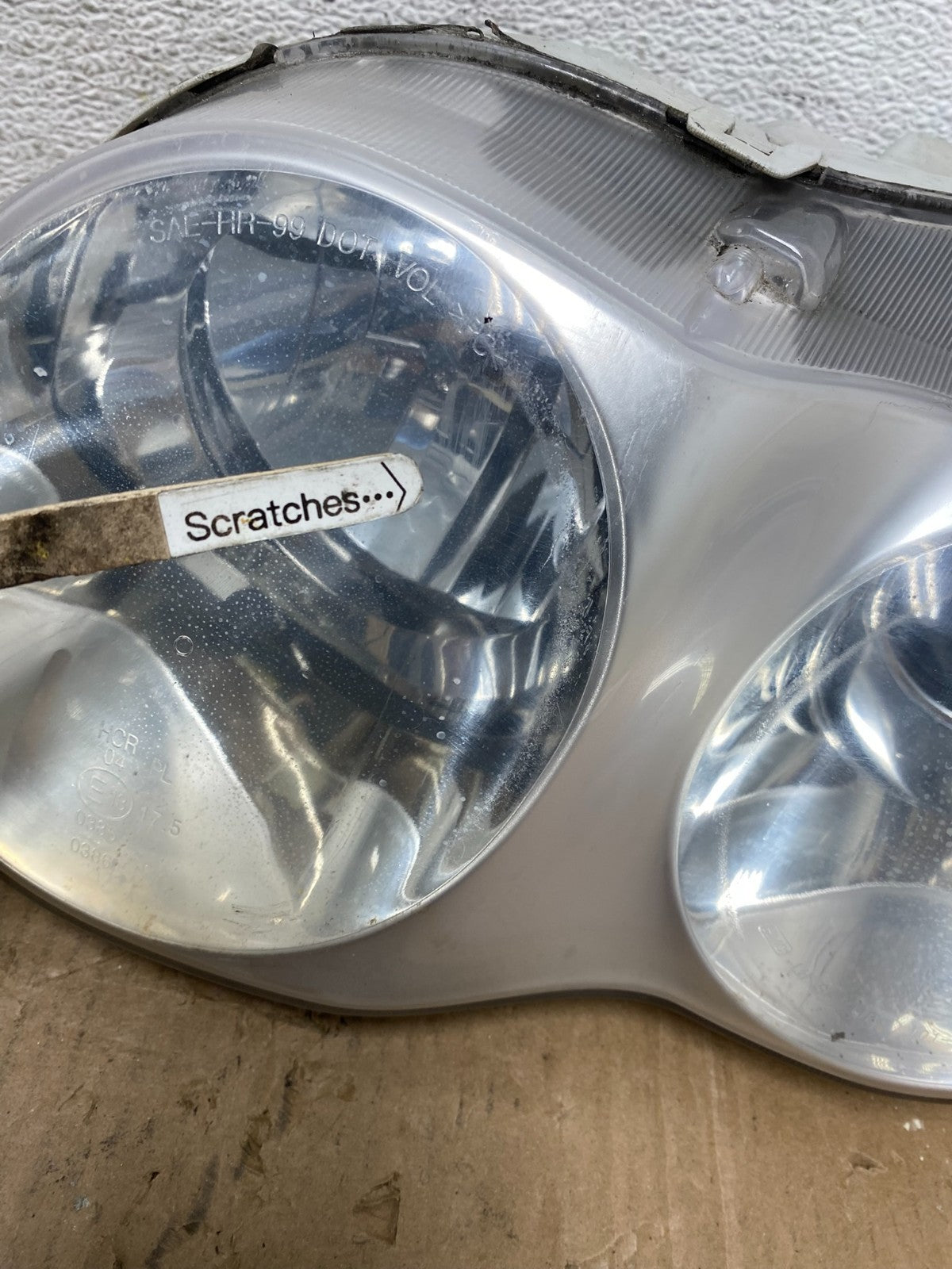1999 2000 2001 Hyundai Coupe Left+Right Set Halogen Headlights AD8764 DG3