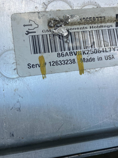 2010 to 2013 Chevrolet Silverado Yukon Engine Control Module ECM ECU AI7767 DG2
