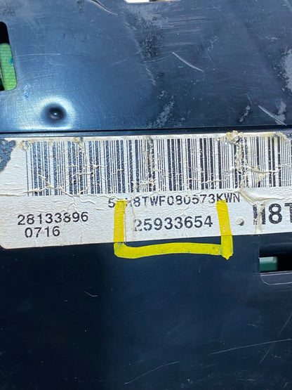 2002 to 2005 Chevrolet Trailblazer Speedometer Cluster Gauge M8029 PS6
