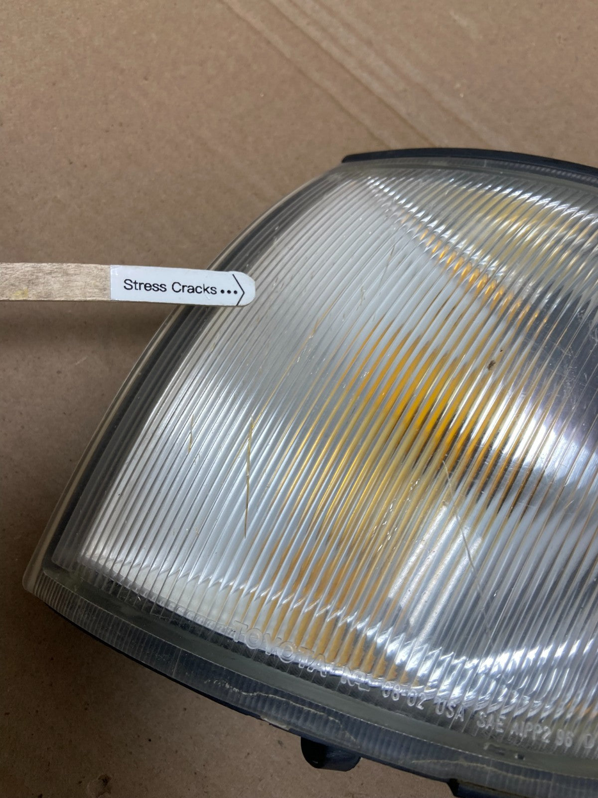 1998 to 2000 Toyota Sienna Left Driver Side Turn Signal Marker Lamp AB0942 DW4