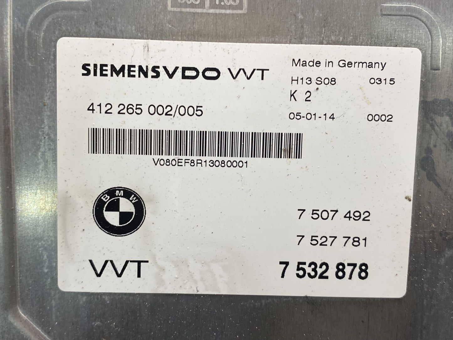 2004 2005 2006 BMW X5 645i 4.4L VVT Valvetronic Control Module af8912 DG2