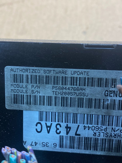 2006 Jeep Commander 3.7L Engine computer p56044766ah Ecm Ecu Pcm AC7047 DG2
