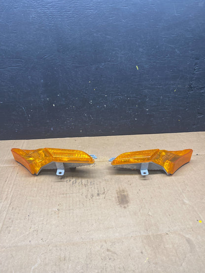 2008 2009 2010 Porsche Cayenne Left+Right Set Marker Orange Turn Light O1304 DG2