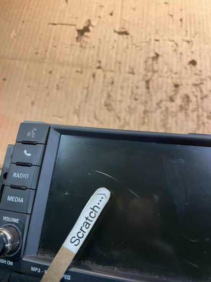 2008 2013 Jeep Dodge Chrysler Screen Display CD Player Satellite Radio X8497 DG1