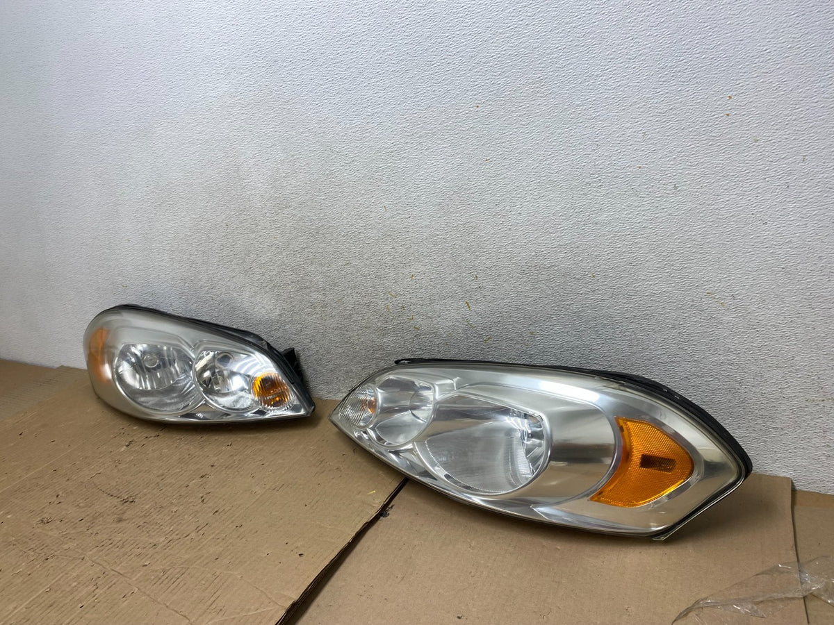 2006 - 2013 Chevrolet Impala Left+Right Set Headlights Halogen AI1346 DW1