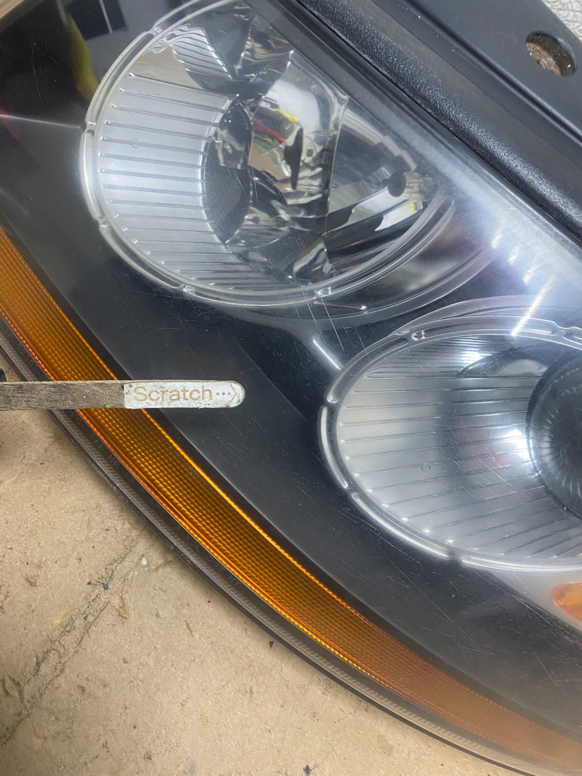 2007 2008 2009 Hyundai Santa Fe Left Driver LH Halogen Headlight Oem X6699 DW3