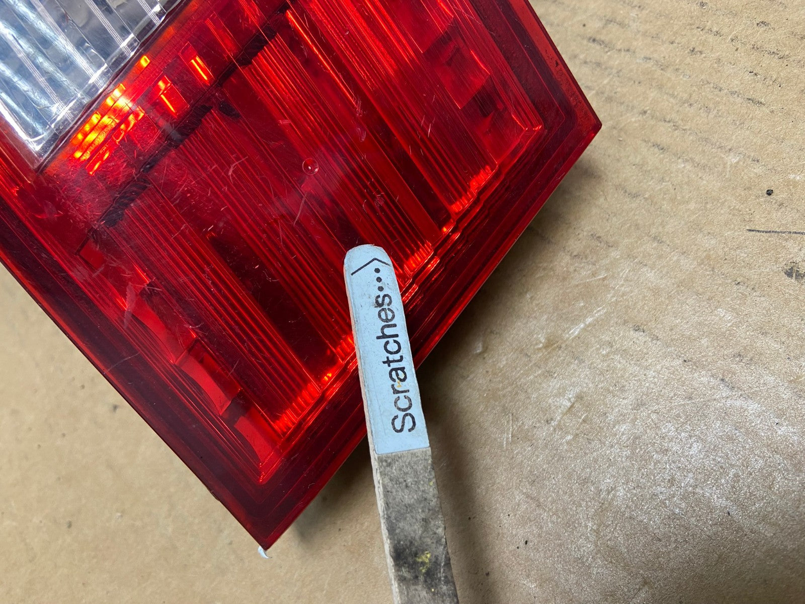 2009-2010 Acura TSX Left Driver LH Side Inner Tail Light AD9132 LK3