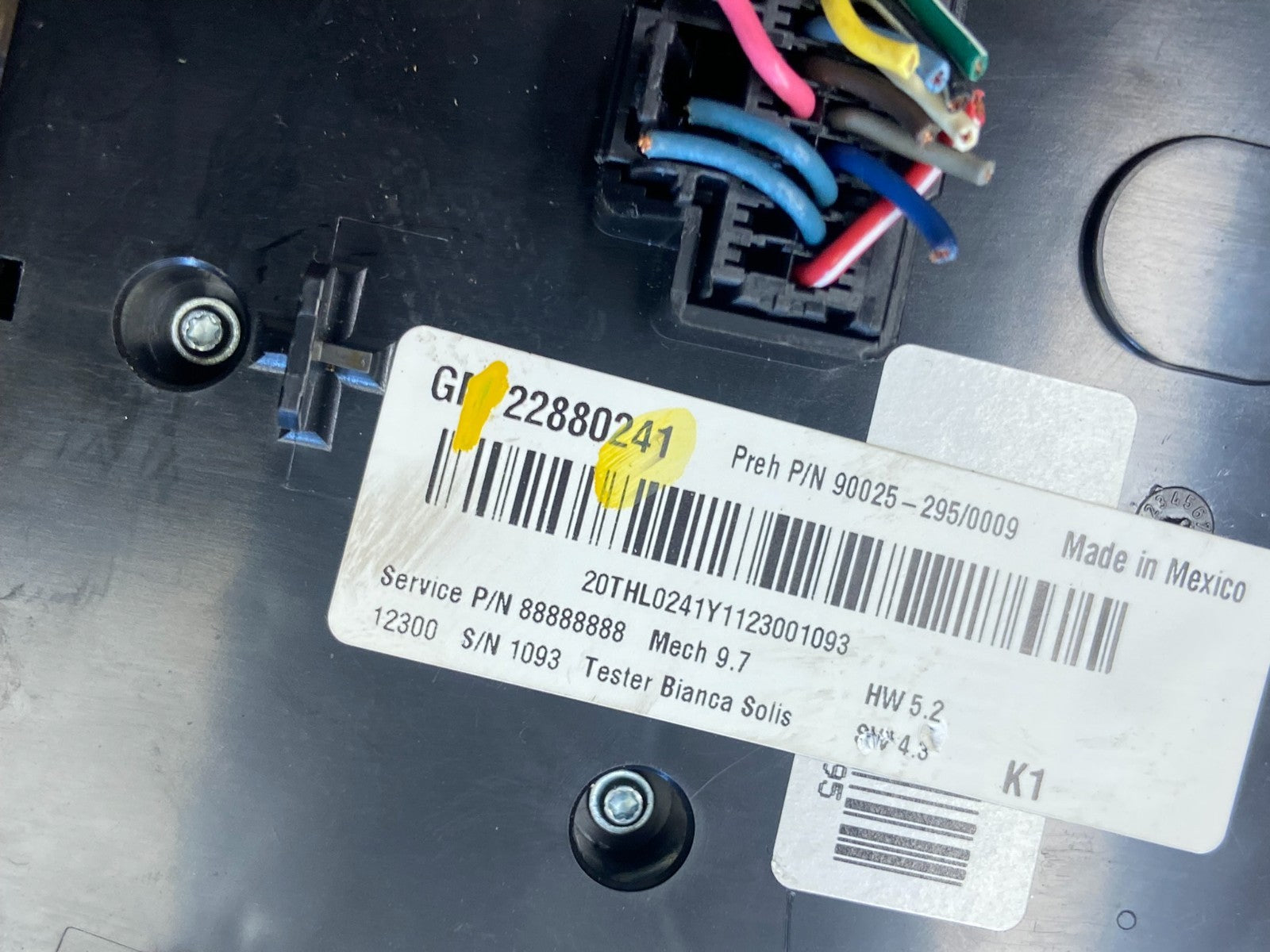2012-2015 Chevrolet Equinox Radio Face Climate Control Panel Bezel AE4108 DG6