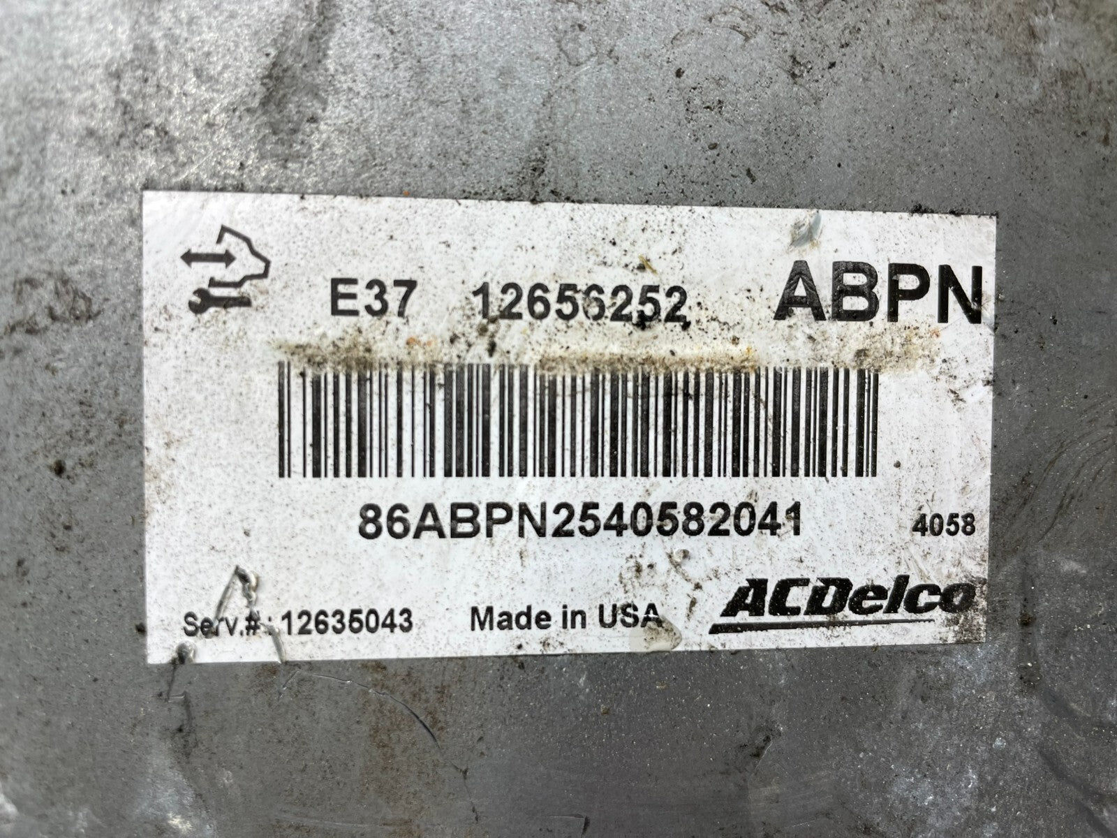 2010 to 2013 Chevrolet Silverado Engine Control Module 12656252 N4785 DG2