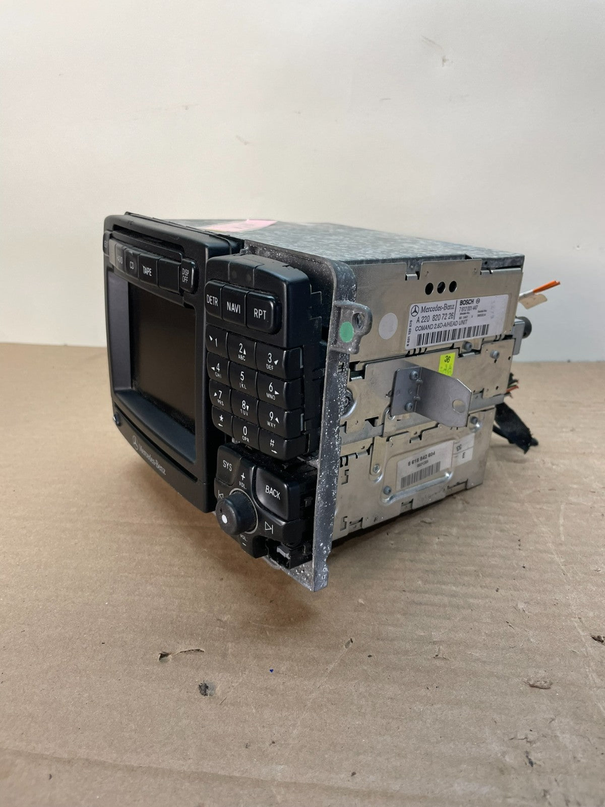 2000 2001 2002 Mercedes S430 S500 Radio Navigation Screen Display AI0557 DG2