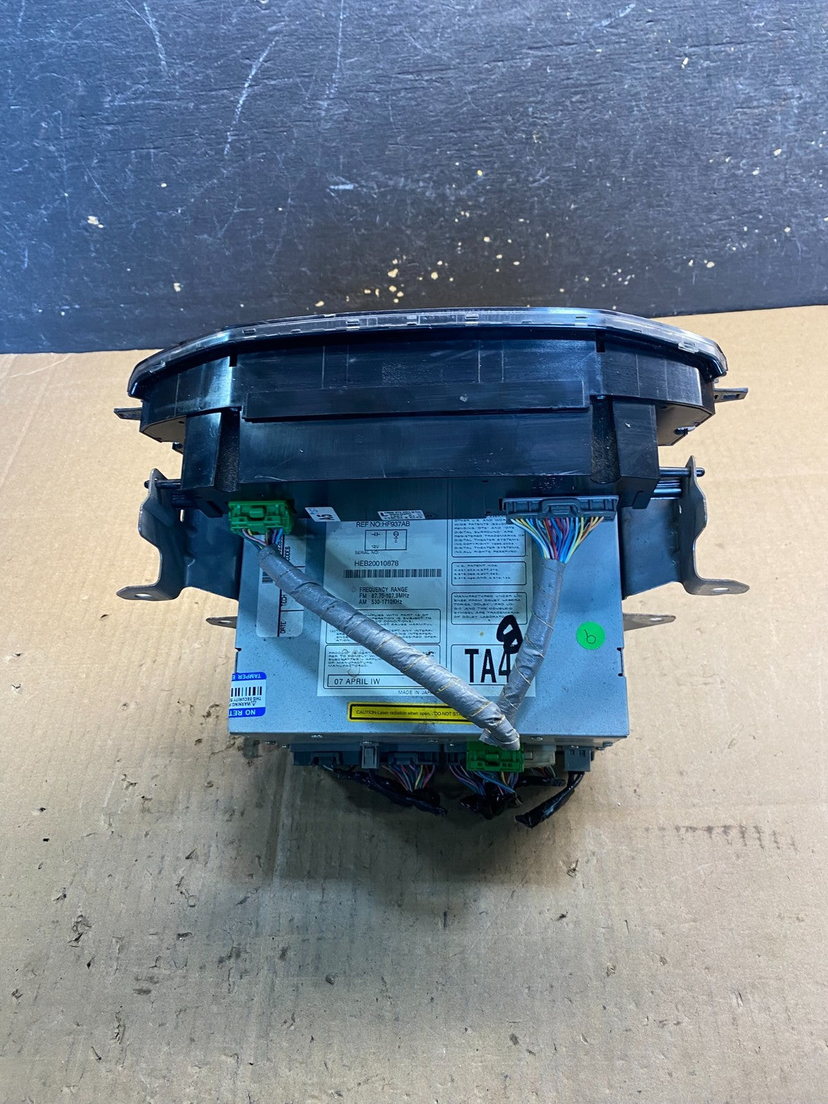 2007 to 2009 Acura Mdx Radio Stereo 6 CD Player Climate Control Pan OE AA7806 DG5