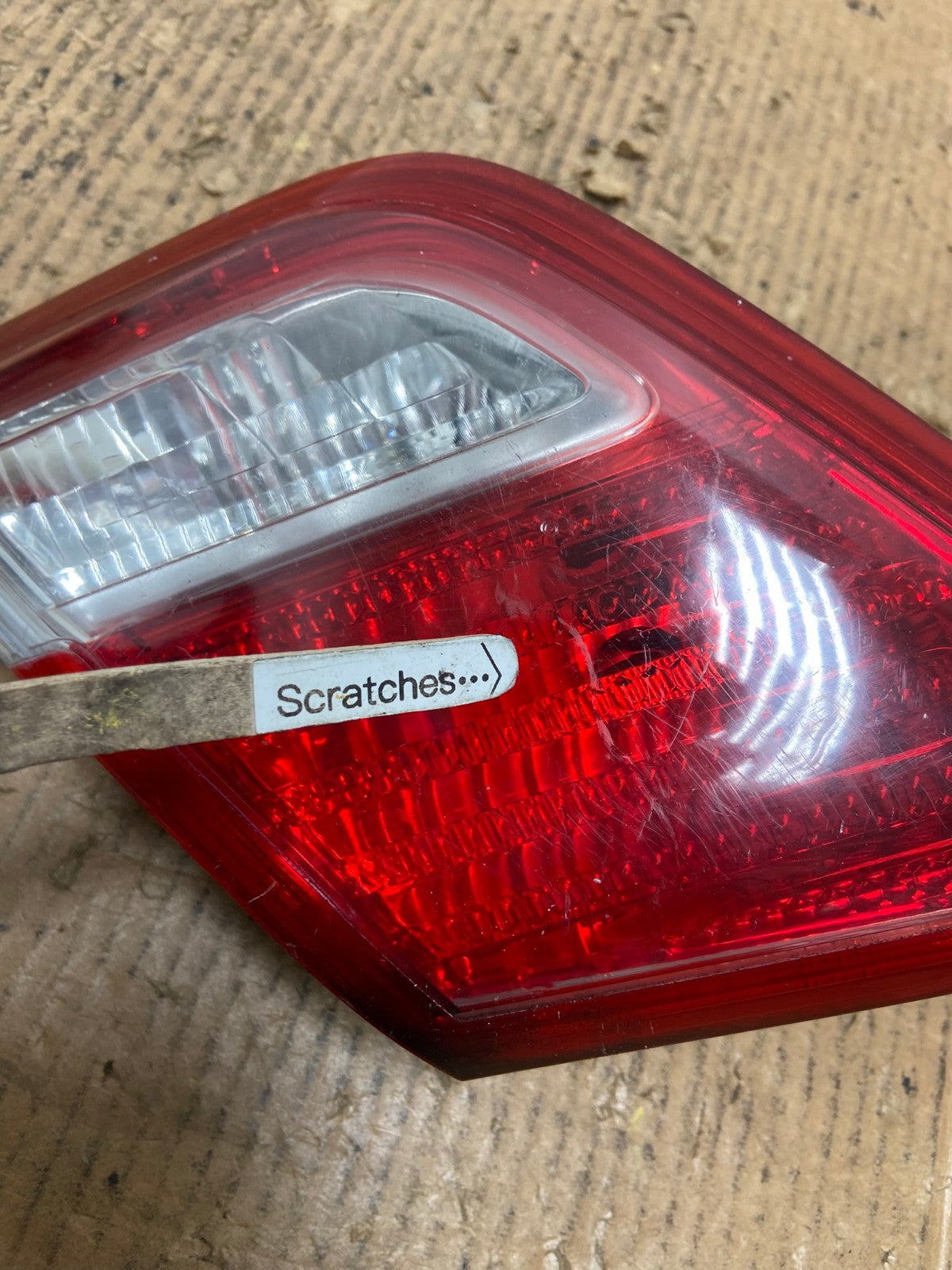 2007 2008 2009 Toyota Camry Left Driver Tail Light Trunk Lid Inner AE2742 LK3