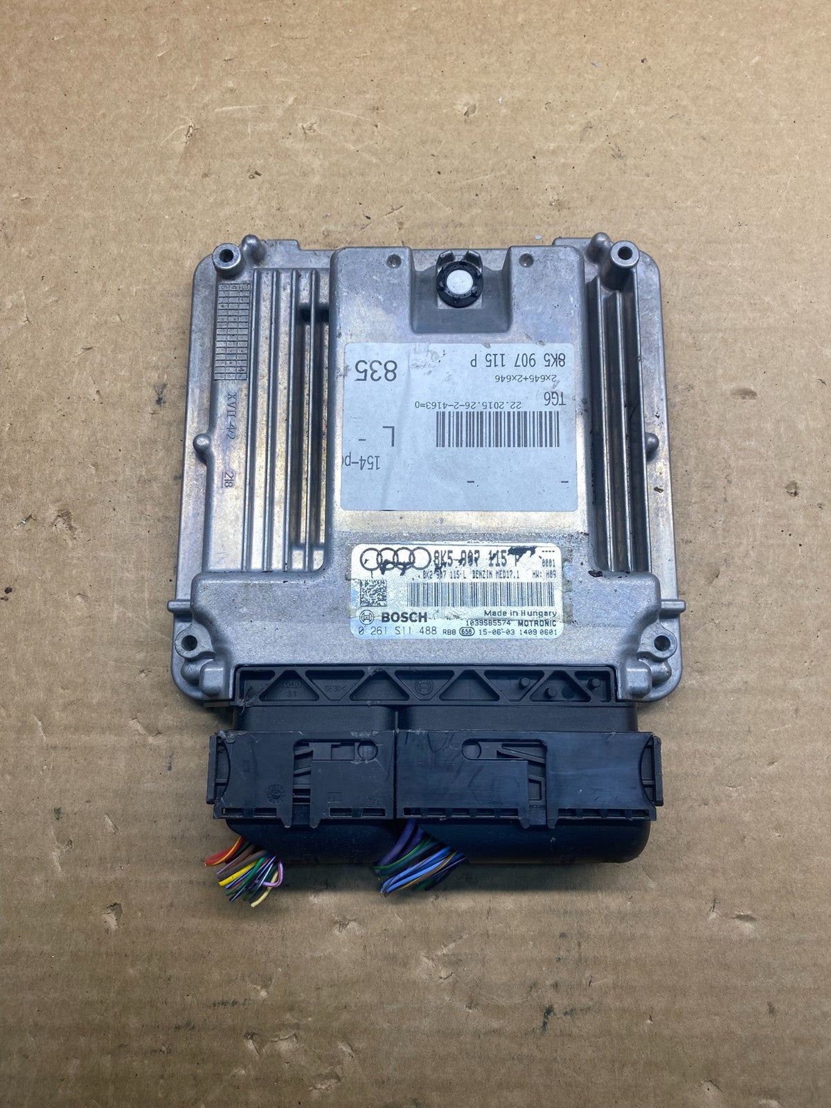 2016 Audi A4 2.0L Turbo Engine Computer Ecu Pcm Ecm 8k5907115p AF6618 DG0