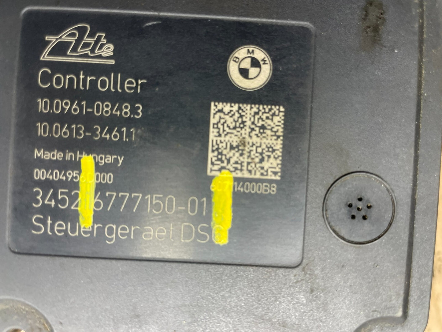 BMW ABS Pump 6777150 O0074 PS2